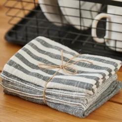 LAURENT Torchon Set De 3 Jaune^CASA Discount