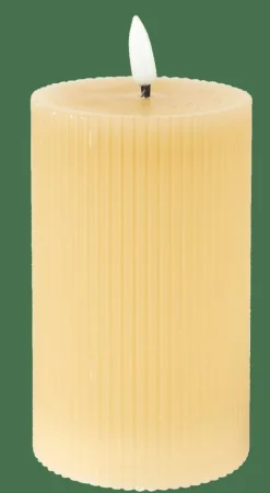 LED Bougie Avec LED Brun^CASA Discount