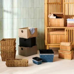 LINOLUX Panier De Rangement Beige^CASA Sale