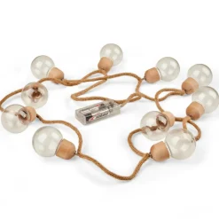 LUMIERE Guirlande Lumineuse Transparent, Naturel^CASA