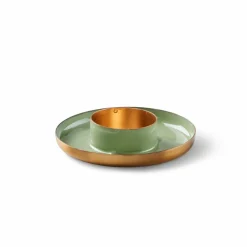 LUZ Support Bougie Chauffe-plat Brun^CASA