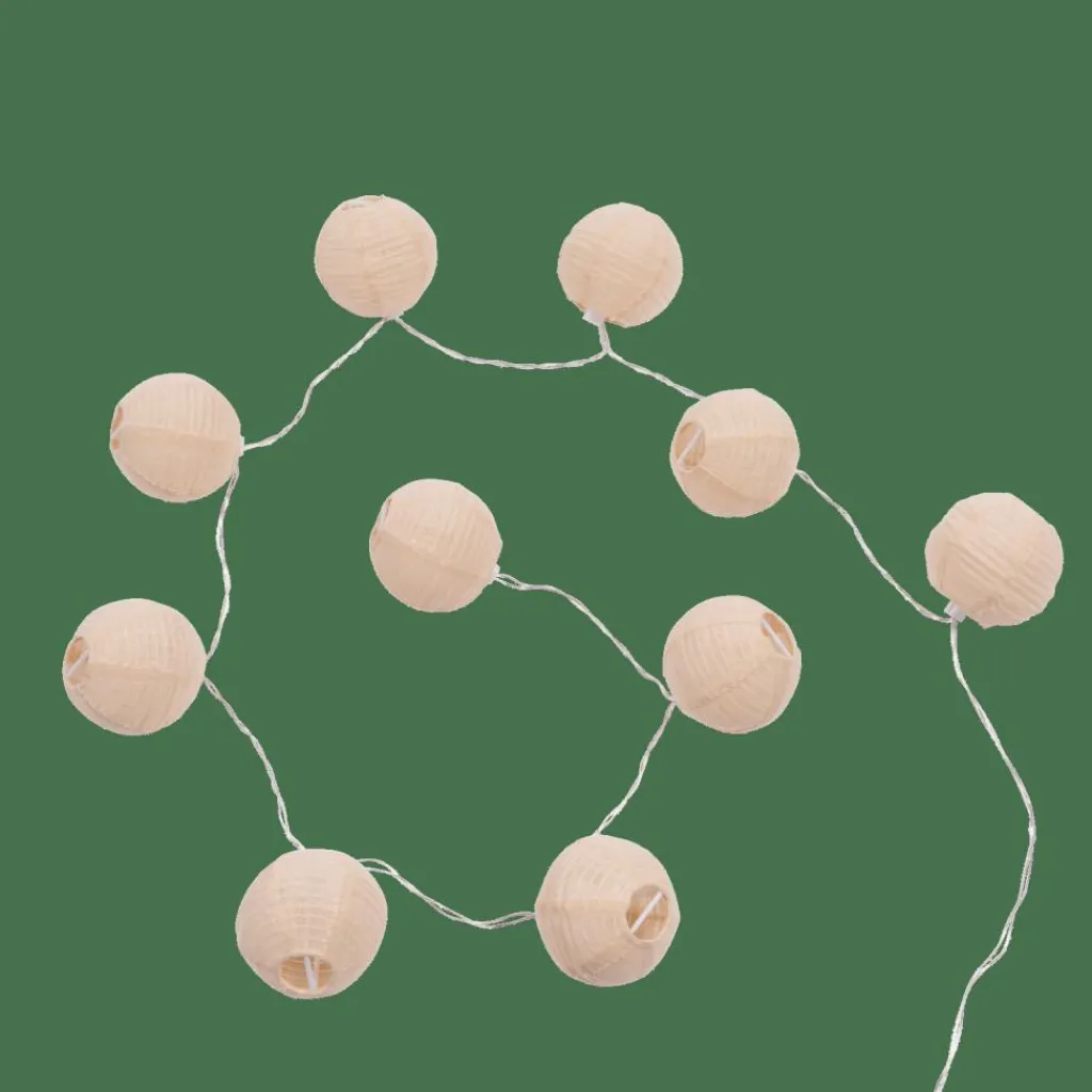 LYNN Guirlande Lumineuse 10 LEDs Beige^CASA