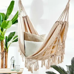 MACRAME Hamac Blanc Blanc Cassé^CASA Sale