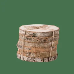 MADERA Dessous-de-verre Set De 6 Naturel^CASA Clearance