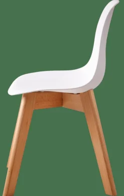 MATHIAS Chaise Pour Enfants Blanc, Naturel^CASA Hot