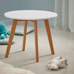 MATHIAS Table Pour Enfants Blanc, Naturel^CASA Discount
