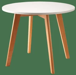 MATHIAS Table Pour Enfants Blanc, Naturel^CASA Discount