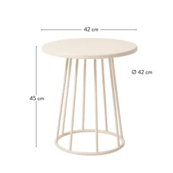 MILLER Table D'appoint Sable^CASA New