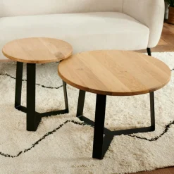 NAVORA Table D'appoint Naturel^CASA Best