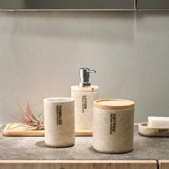 NEW RESIN Porte-savon Naturel^CASA Discount