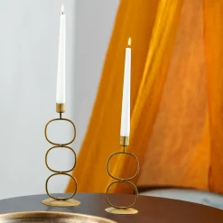 OVAL Bougeoir Doré^CASA New