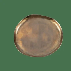 OVALS Plat De Présentation Doré^CASA Sale