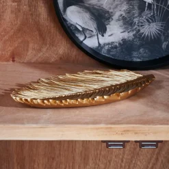 PALM Feuille Déco Doré^CASA