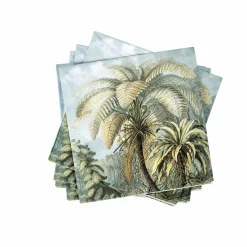PALMEN Set De 20 Serviettes Vert^CASA Discount