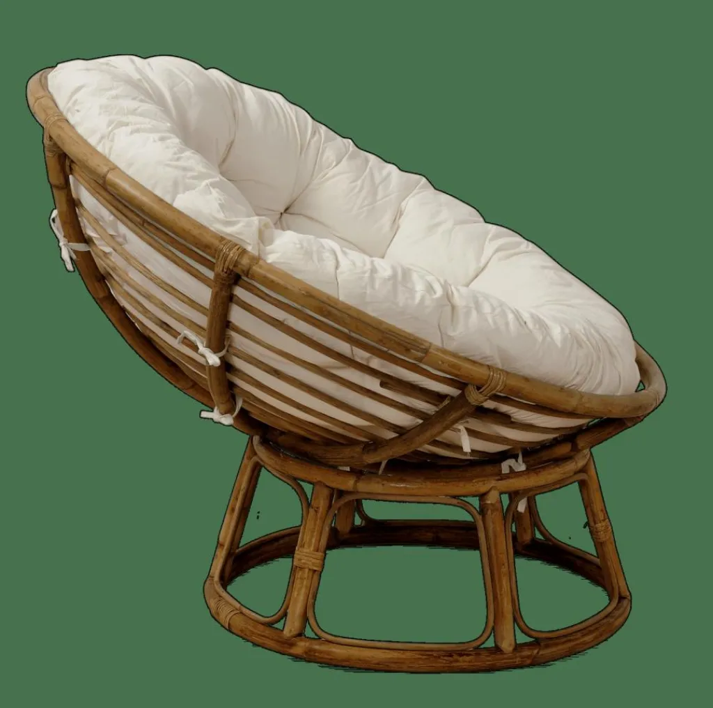 PAPASAN Chaise Lounge Naturel, Blanc Cassé^CASA Hot