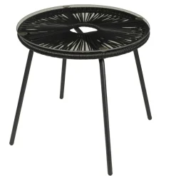 PAPAYO & ACAPULCO Ensemble De Salon Noir^CASA Clearance