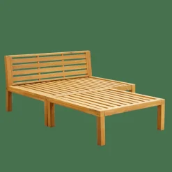 PAULETTE Banc Lounge Naturel^CASA New