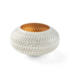 PERFORATO Support Bougie Chauffe-plat Brun^CASA Online