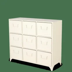 PHARMA Meuble De Pharmacie 9 Tiroirs Sable^CASA New