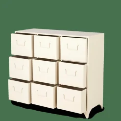 PHARMA Meuble De Pharmacie 9 Tiroirs Sable^CASA New