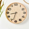 PLYWOOD Horloge Murale Naturel^CASA Discount