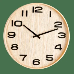 PLYWOOD Horloge Murale Naturel^CASA Discount