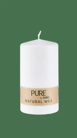 PURE Bougie Cylindrique Blanc^CASA Clearance