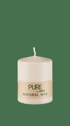 PURE Bougie Cylindrique Brun Clair^CASA Best