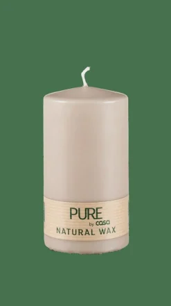 PURE Bougie Cylindrique Gris^CASA New