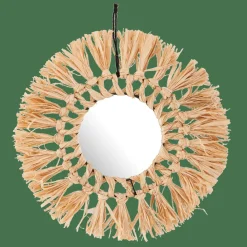 RAFFIA Miroir Naturel^CASA