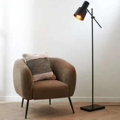 RAMON Lampadaire Noir Mat^CASA