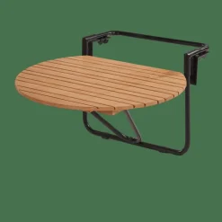 RAVA Table Pliante Table De Balcon Naturel^CASA New