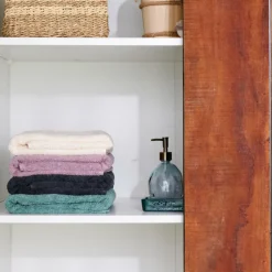 RECYCLE Drap De Bain Mauve^CASA