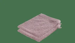 RECYCLE Gants De Toilette Set De 2 Mauve^CASA New