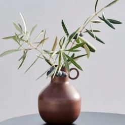 RONDO Vase Brun Foncé^CASA