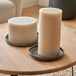 RUSTIC Rib Bougie Beige^CASA