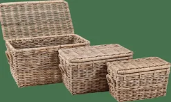 SAVANNAH Coffre De Rangement Gris^CASA New