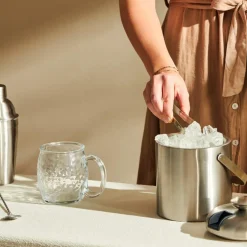 SHAKE & STIR Seau à Glace Avec Pince 1,3l^CASA Best