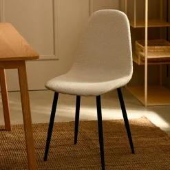 SILKE Chaise De Salle à Manger Bouclette^CASA Hot