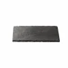 SLATE Assiette Noir^CASA Discount