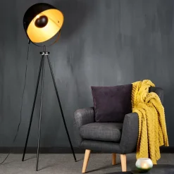 SOLEIL Lampadaire Noir^CASA Discount