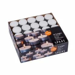 SPAAS Bougies Chauffe-plat Set De 75 Blanc^CASA Online