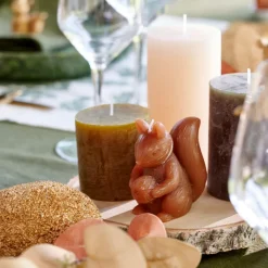 SQUIRREL Bougie écureuil Brun^CASA New