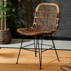 SUMATRA Chaise Noir, Brun^CASA Hot