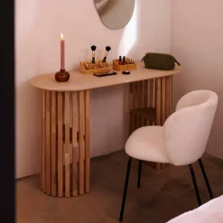 TATE Chaise Salle à Manger Blanc^CASA Discount