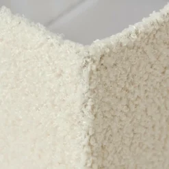 TEDDY Panier Pliable Blanc Cassé^CASA Best