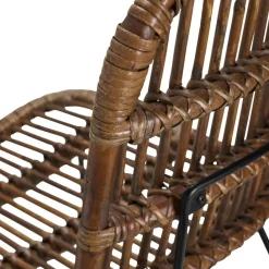 TOBA Chaise De Salle à Manger Noir, Brun^CASA