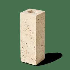 TRAVERTIN Bougeoir Naturel^CASA Hot