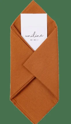 UNILINE Serviette Brun^CASA