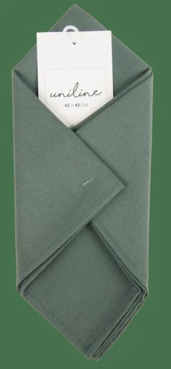 UNILINE Serviette Vert Foncé^CASA Clearance